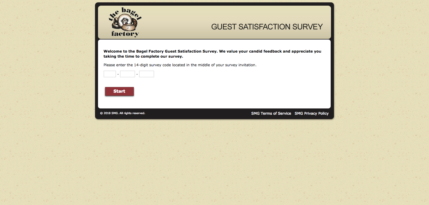 Bagel Factory Survey