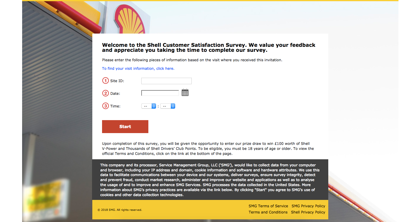 Shell UK Customer Survey