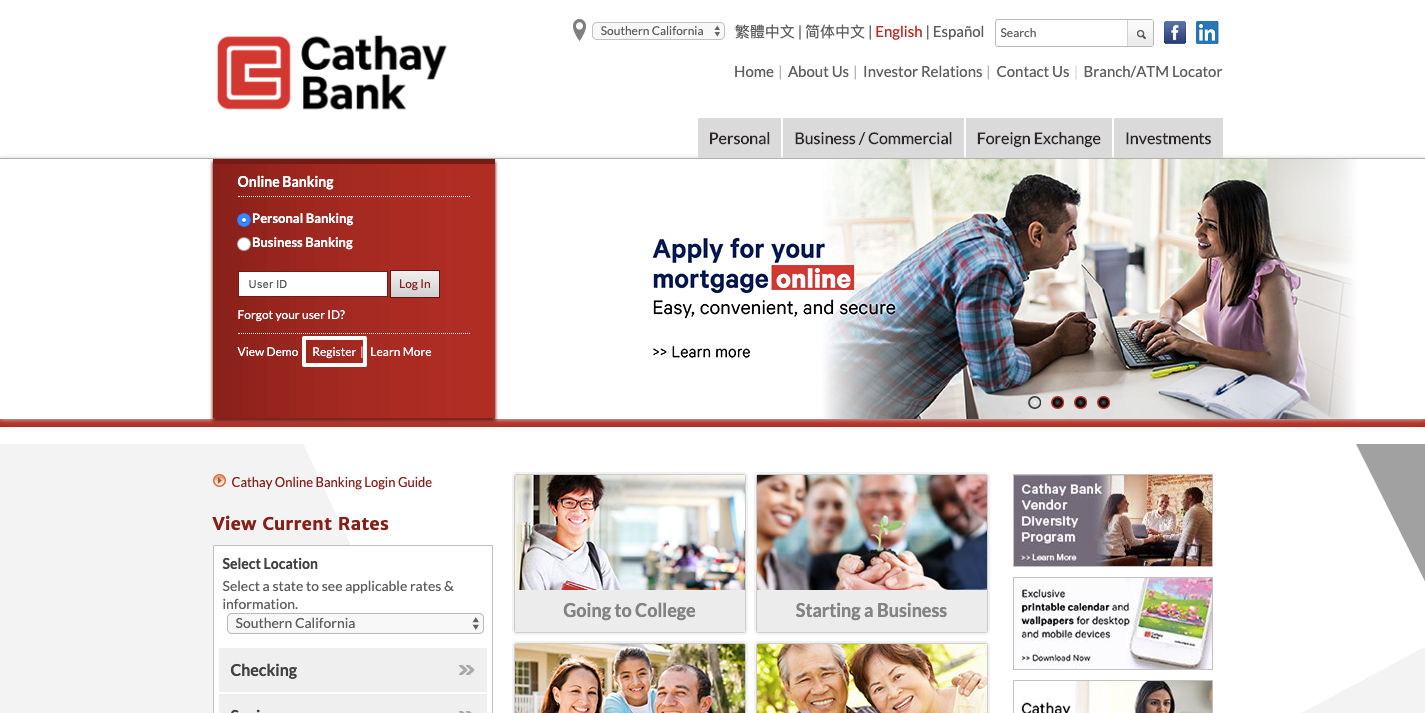 cathay bank registration