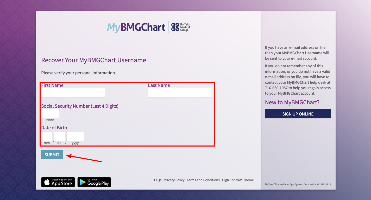 MyBMGChart Login Web Sites