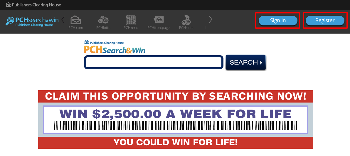 PCH Search Giveaway Take Your Chance to Win 5,000