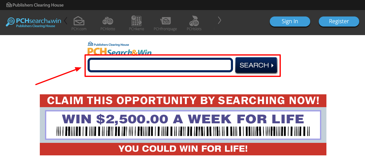 PCH Search Giveaway Take Your Chance to Win 5,000