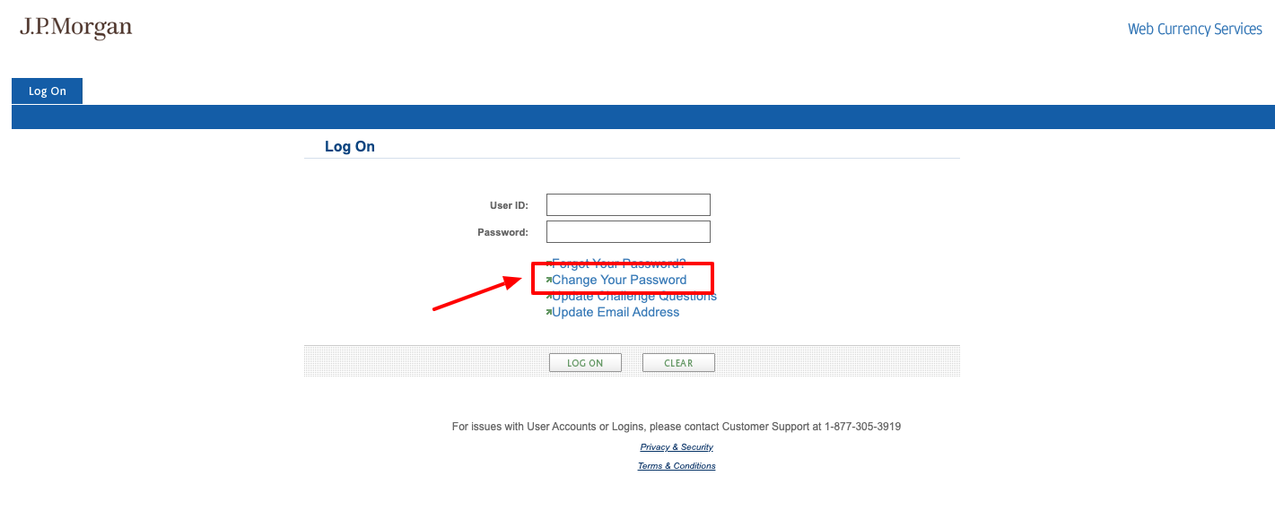 jp morgan chase online login