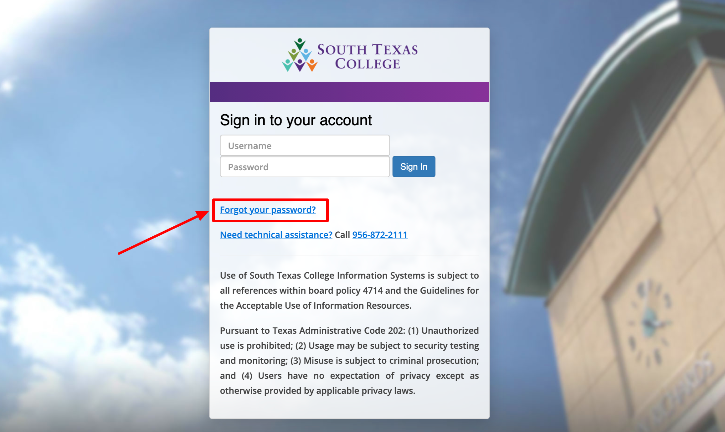 South Texas College Single Sign on