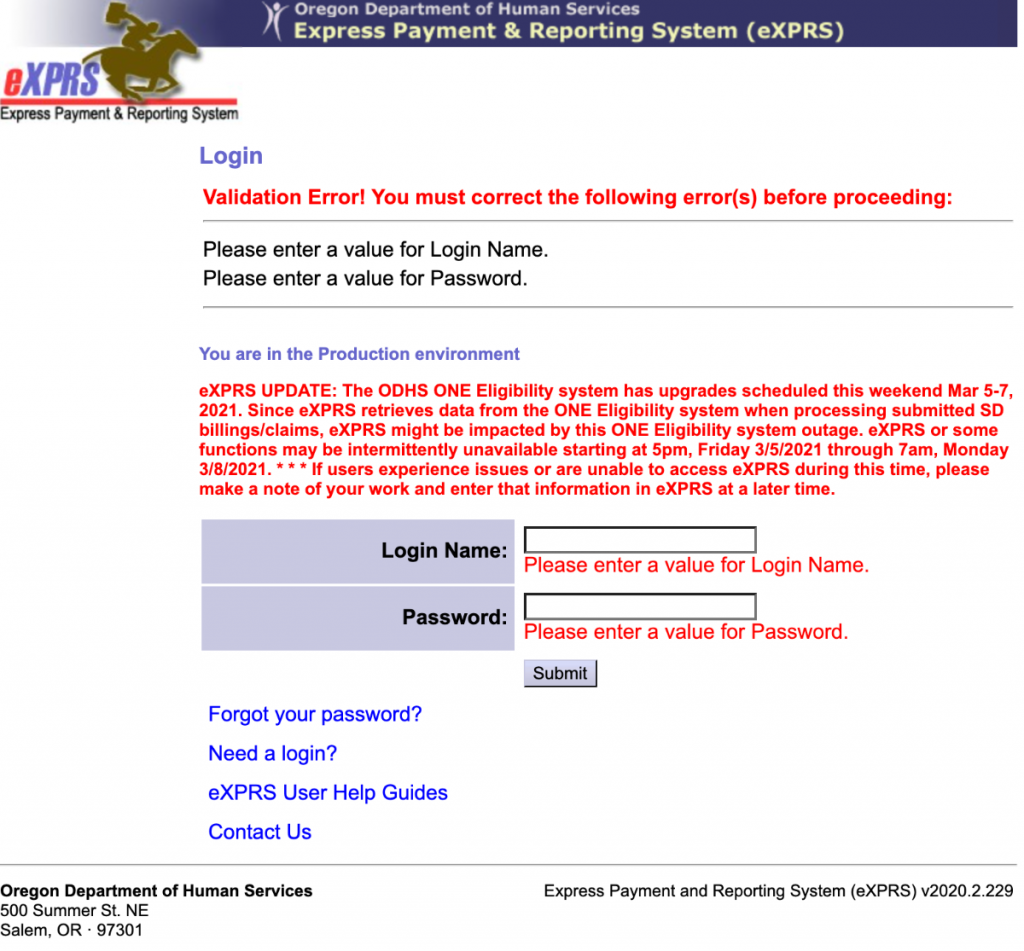 Apps state or us exprsWeb login do EVV Login Web Sites
